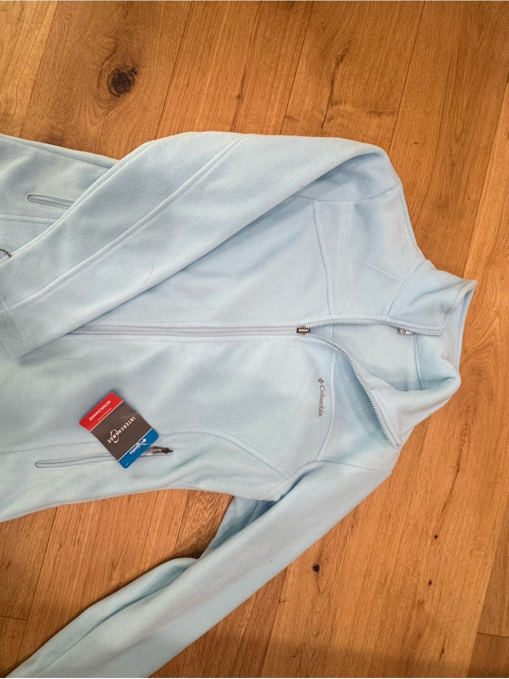 Columbia Women's Pale Blue Full-Zip Fleece Jacket